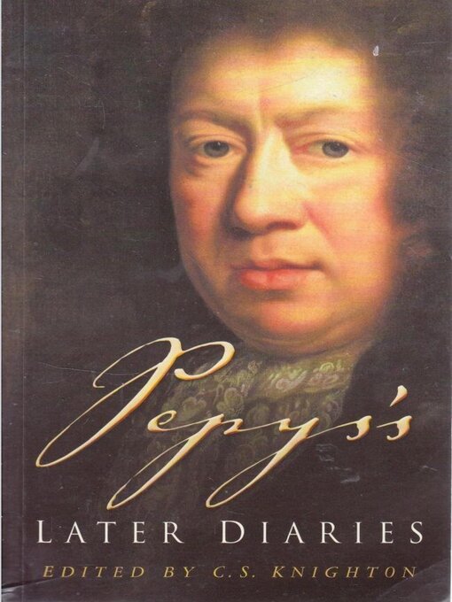 Cover image for Pepys's Later Diaries